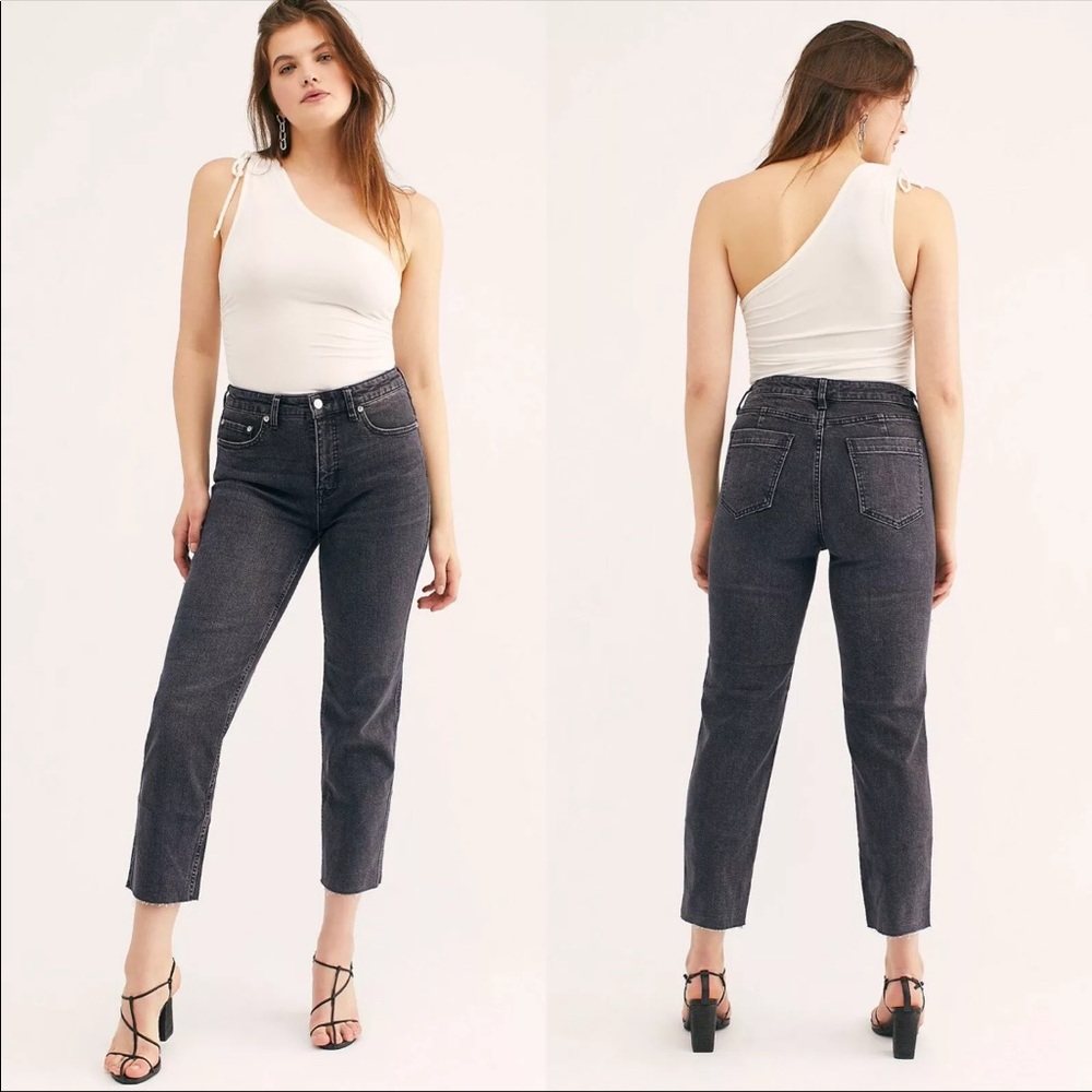Free People CRVY 25 high waisted cropped pant NWT